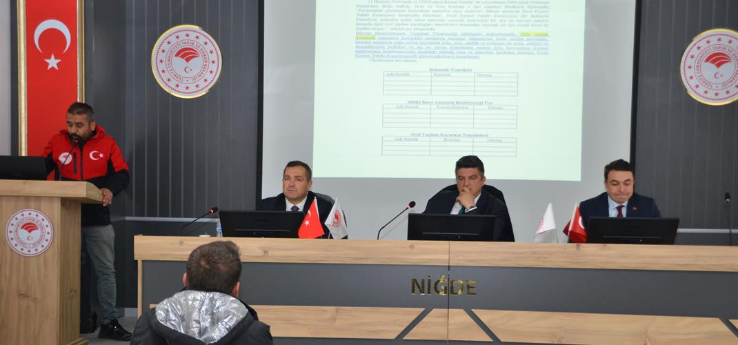 2025 yılı faaliyetlerinin değerlendirilmesi ile epidemiyoloji konusunda eğitim toplantısı düzenlendi.