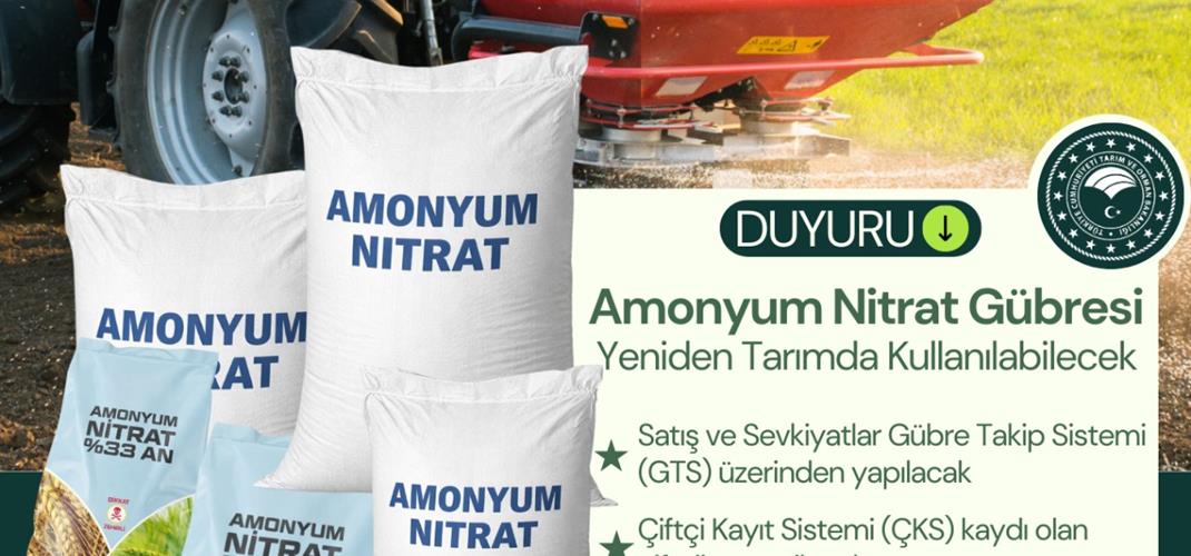 Amonyum Nitrat Gübresi Kullanım Hakkında